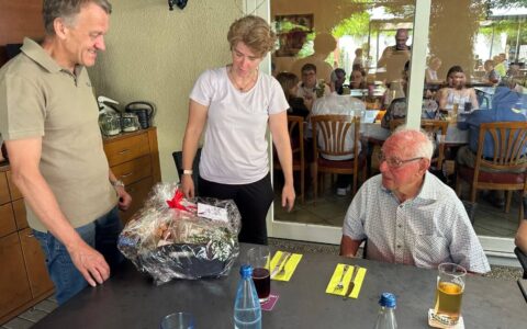 Ehrung unseres Ehrenvorsitzenden